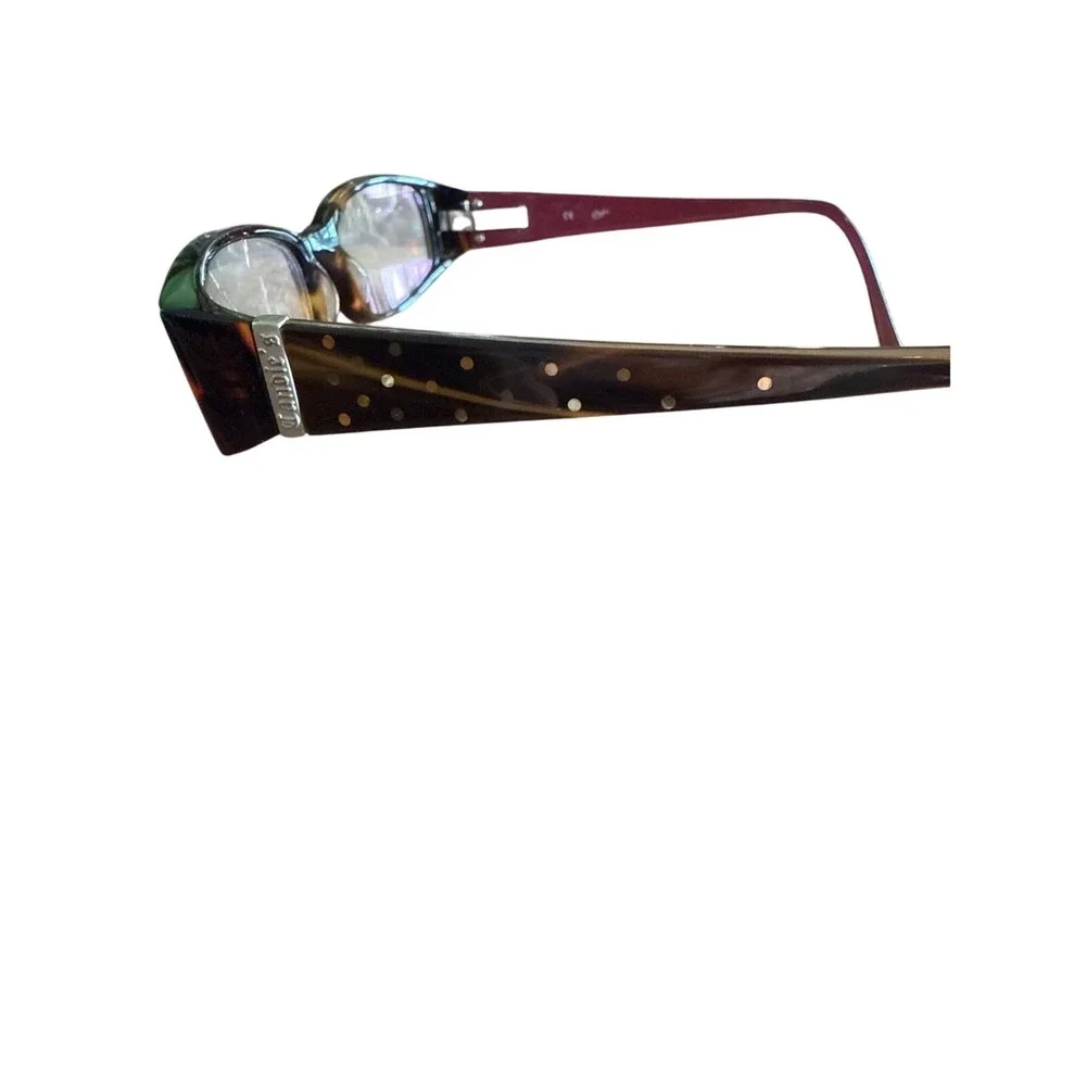 Vtg Candies Billie Eyeglasses Tortoiseshell Pink Rectangle Full Rim FRAMES‎ ONLY